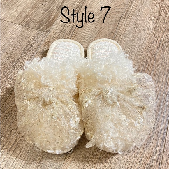Handmade ultra soft Bridal Slippers - Picture 6 of 7
